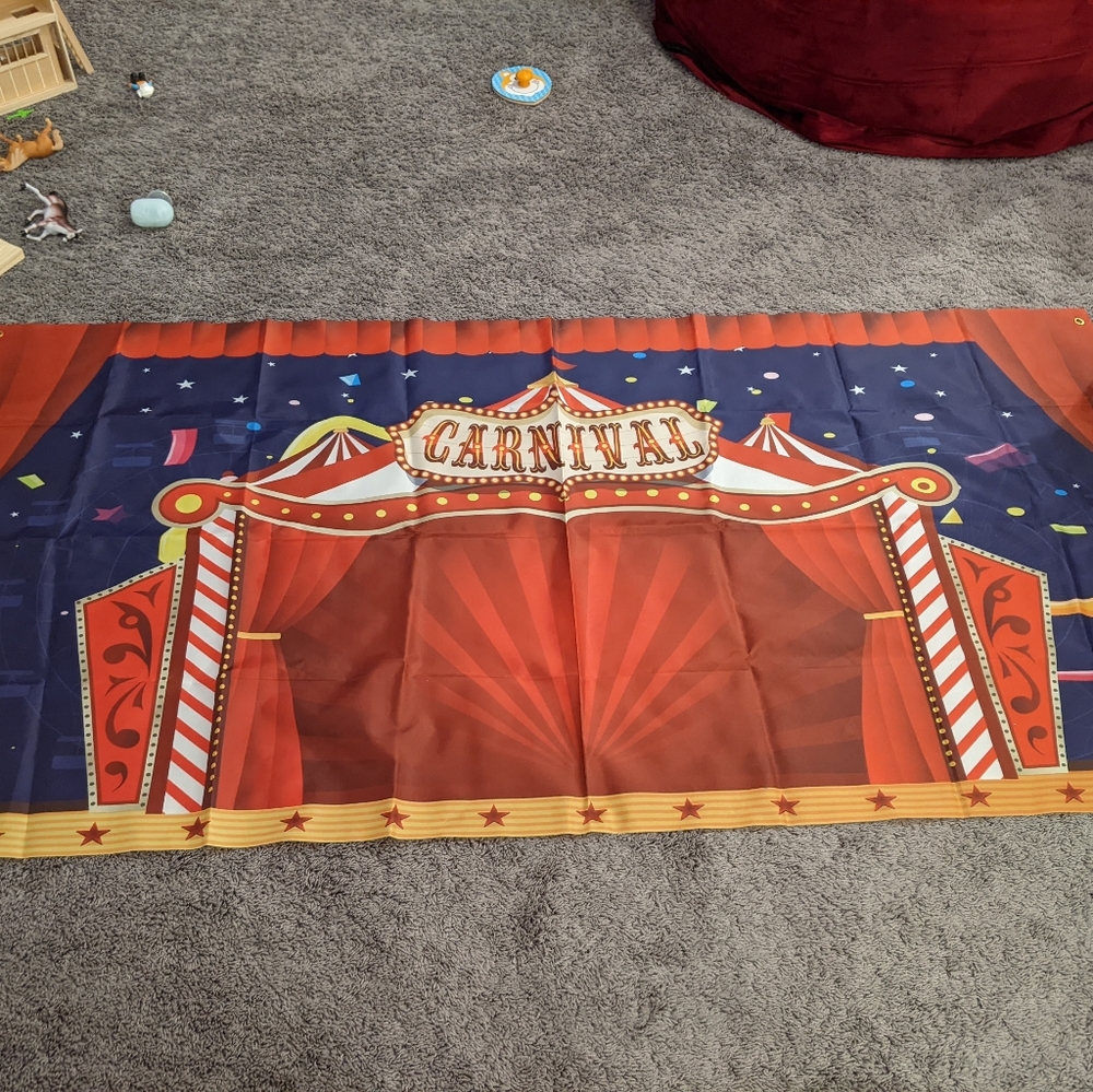 Carnival Banner & Table Skirt